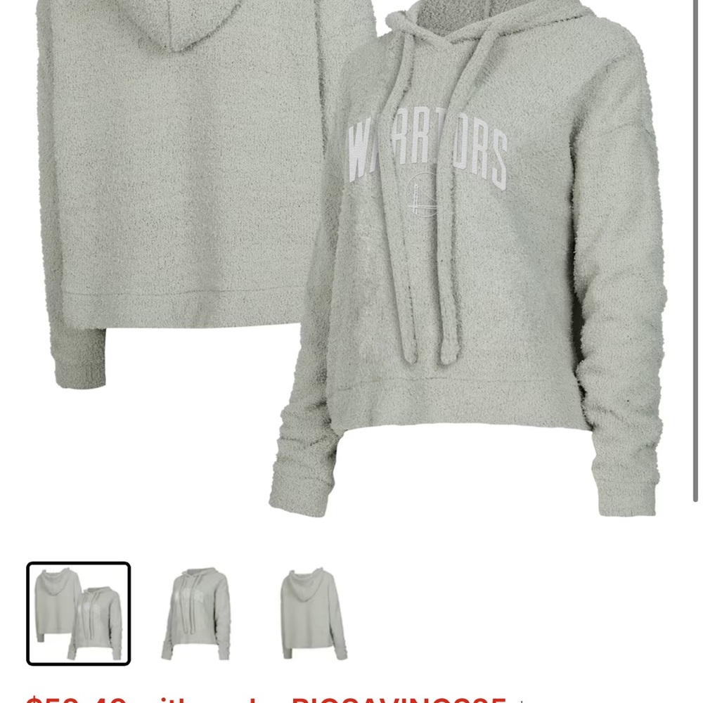 Women's Concepts Sport Gray Golden State Warriors Ventura Comfy Pullover
